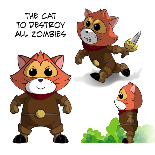 First day Studio Cat Character Design