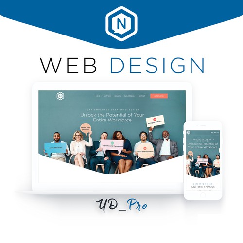 Website design for Employee Engagement Management system