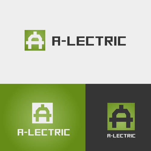 geometric logo for electric and hardware brand