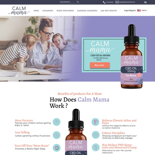 Calm mama CBD Oil