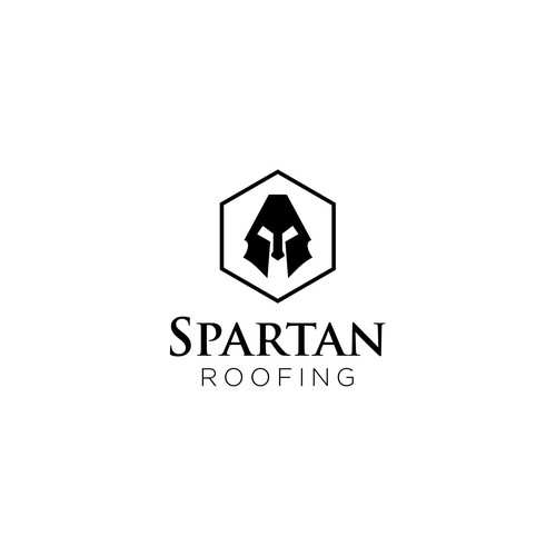 Seeking MASCULINE Spartan Logo for Roofing & Restoration Company