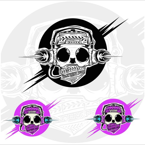 Electronic DJ/Producer hip logo 