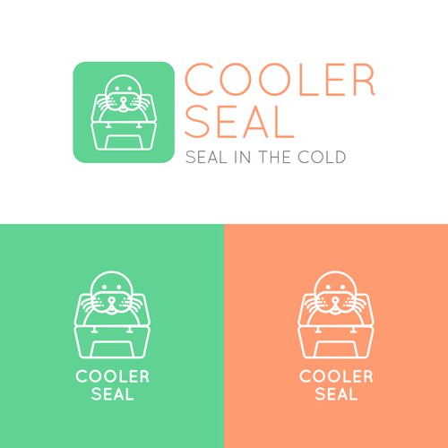 Compelling logo concept for cooler add-on.