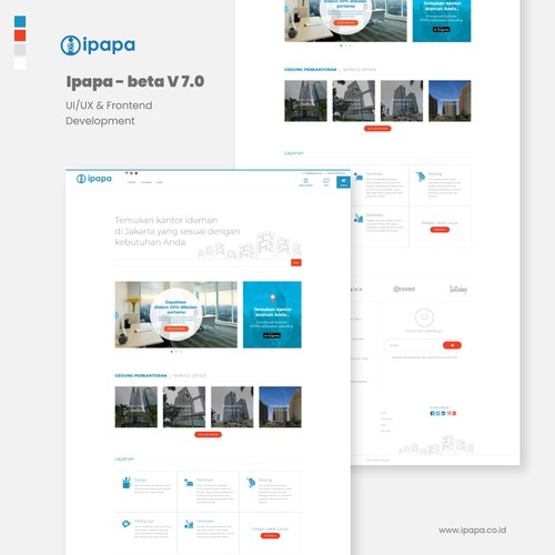 Ipapa website design