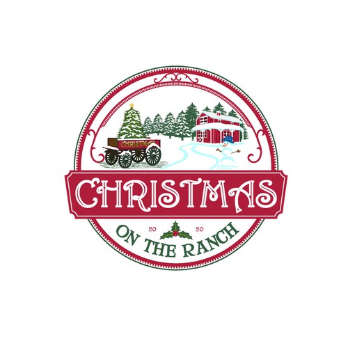 Happy logo for the Christmas on the Ranch