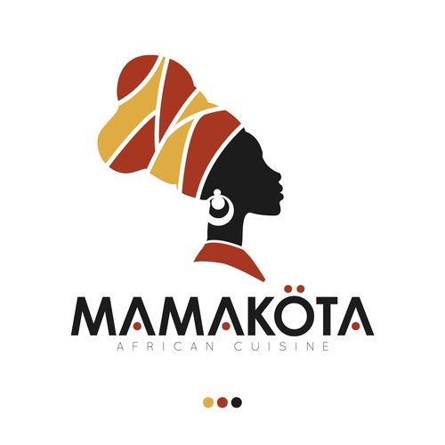 African restaurant logo