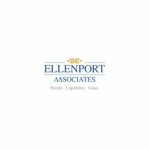 Logo and business card for Ellenport Associates Pty Ltd (website to follow for successful designer)