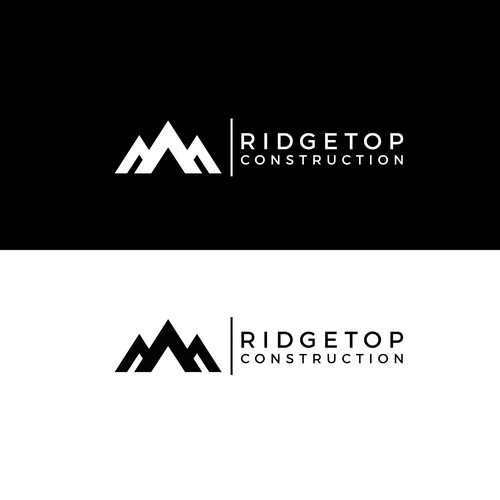 a logo concept for construction company