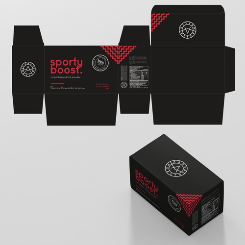 Packaging Design for Sporty Boost