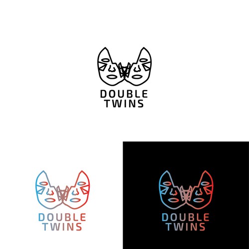 band logo for double twins