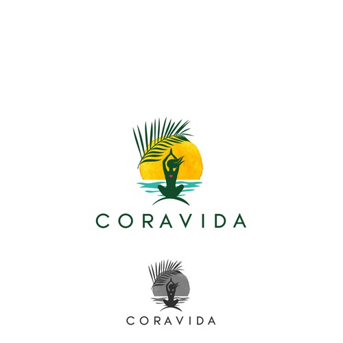Design Coravida logo.. a paradise brand
