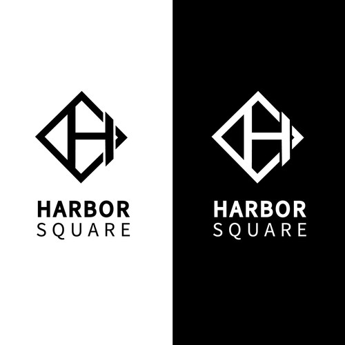 Simple and clean design for "HARBOR SQUARE"