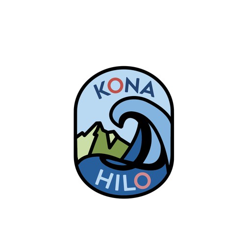 Hawaiian themed logo