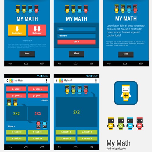 Design for Math app