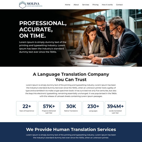 Website design
