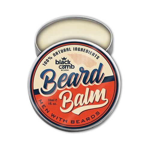 Black Comb Beard Balm