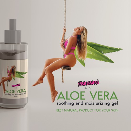 Label design for Aloe vera gel