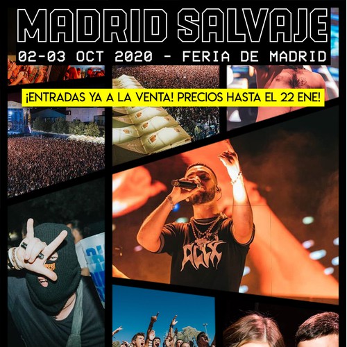 Cartel Madrid Salvaje