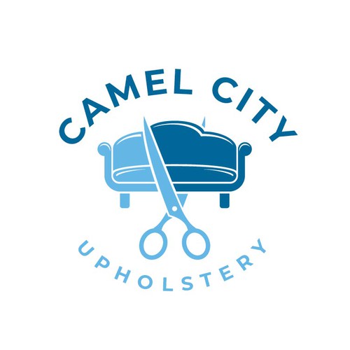 Premium logo concept for Camel City Upholstery.