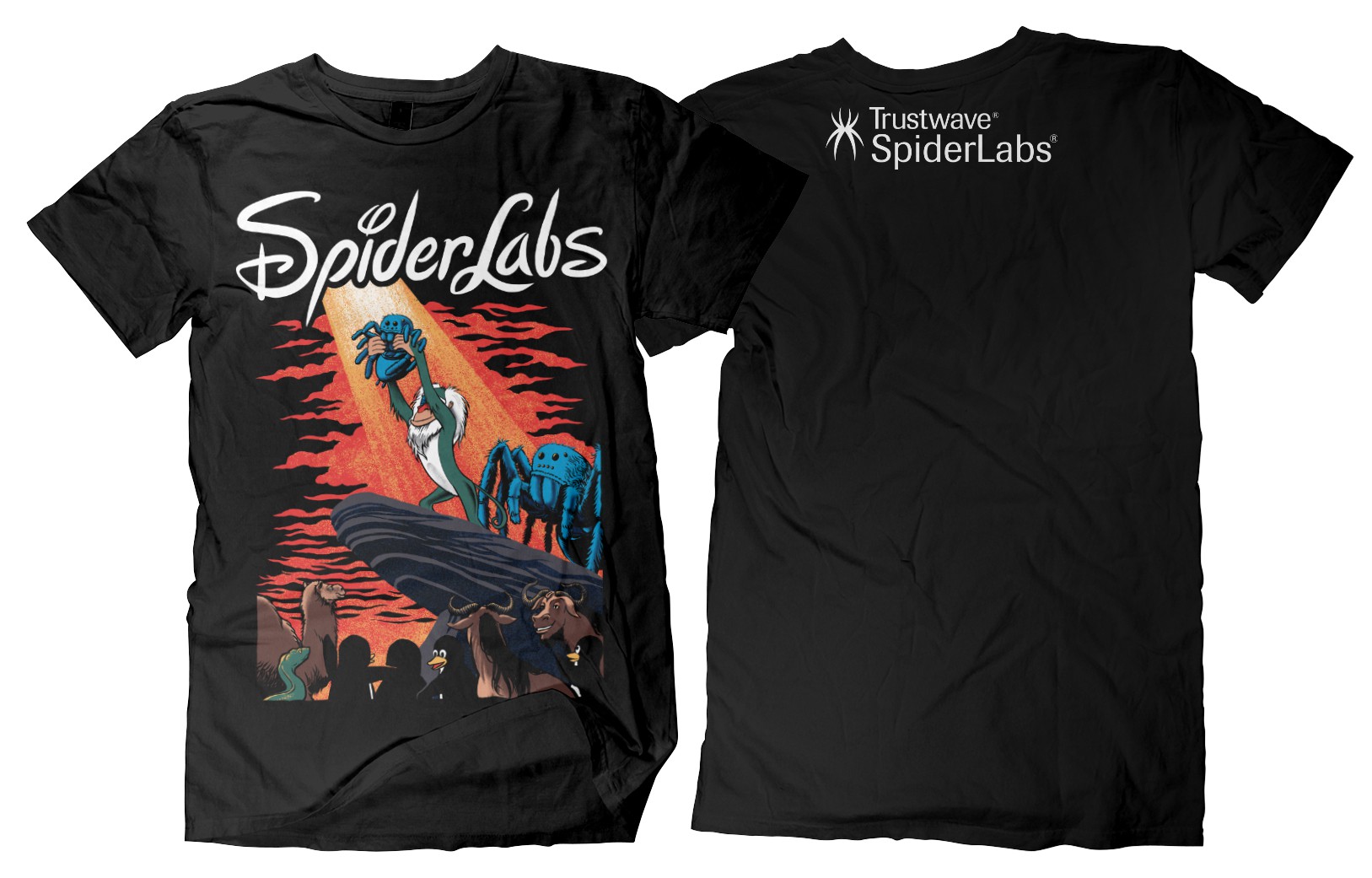 Design a t-shirt for a team of professional hackers