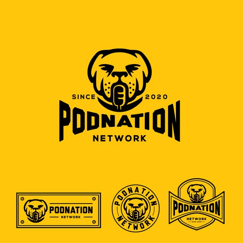 Bold logo for PODNATION
