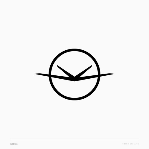 logo concept private jet