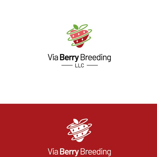 Logo for strawberry breeding company