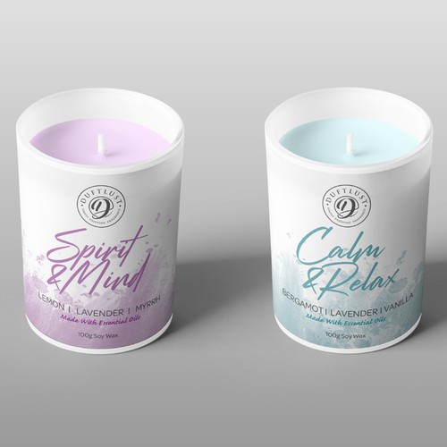 Winning Entry for Scented Candles Labels
