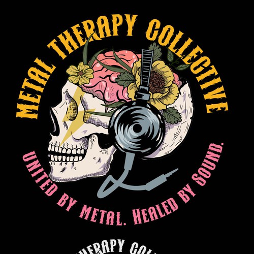 Metal Skull botanical therapy 