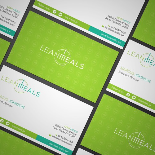 Lean Meals Business Cards