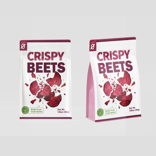 Crispy Beets Packaging design