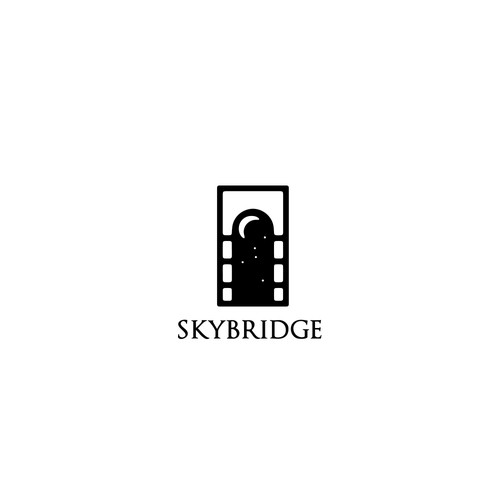 bridge/window logo concept