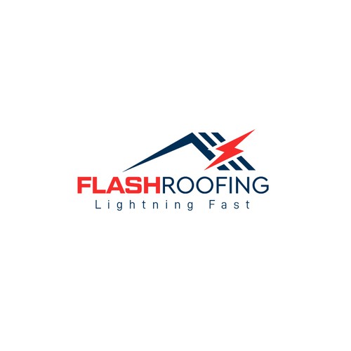 FlashRoofing Logo Design