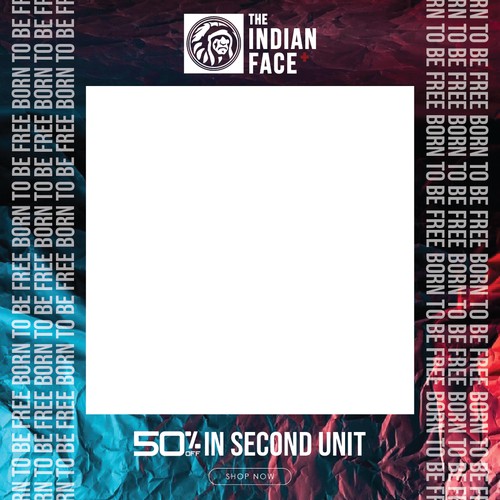 The Indian Face social media banner