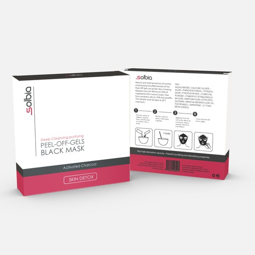 Solbia Black Mask Packaging
