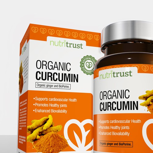 Organic Curcumin Bottle
