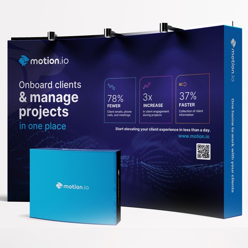Tradeshow booth design for software company