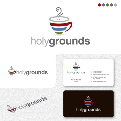 Create a contemporary logo for a small espresso stand.