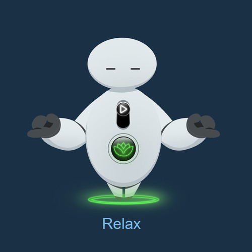 Design a Robot for a Meditation app