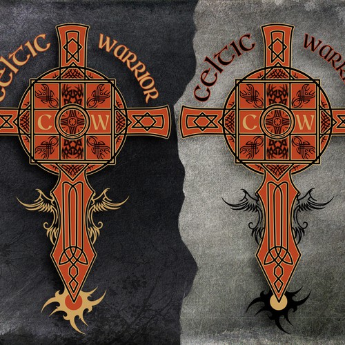 Celtic warrior shirt design 2
