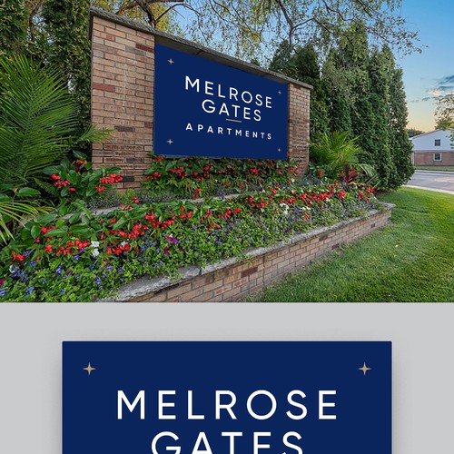 Melrose Gate Apartment Monument Sign