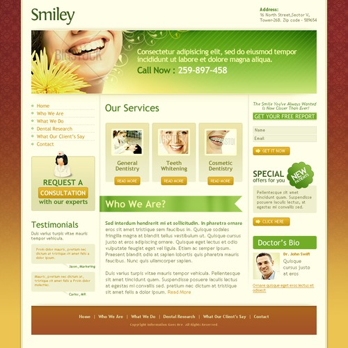 Dental Website Template