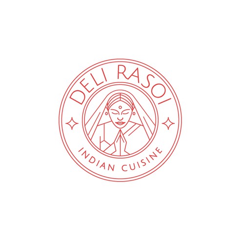 Indian cuisine restaurant logo