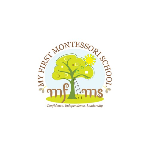logo design for an early years montessori school