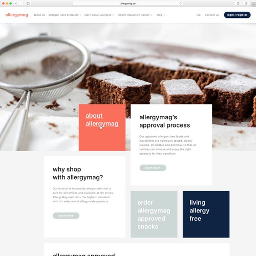 Webdesign allergymag