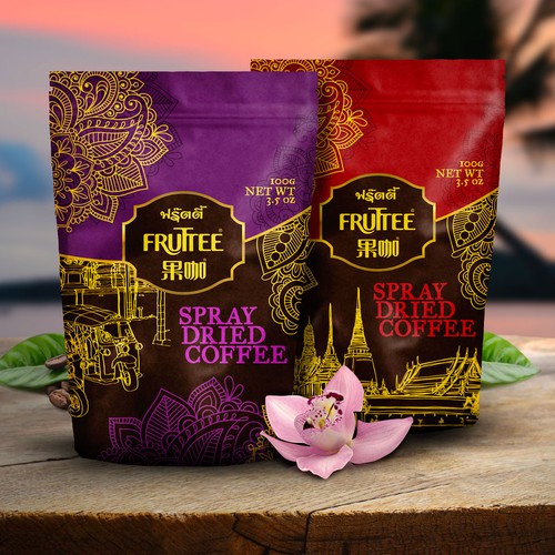 Packaging for wonderful Thai Coffee