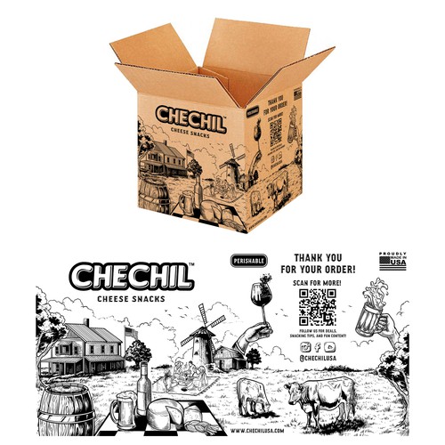 Vintage design packaging