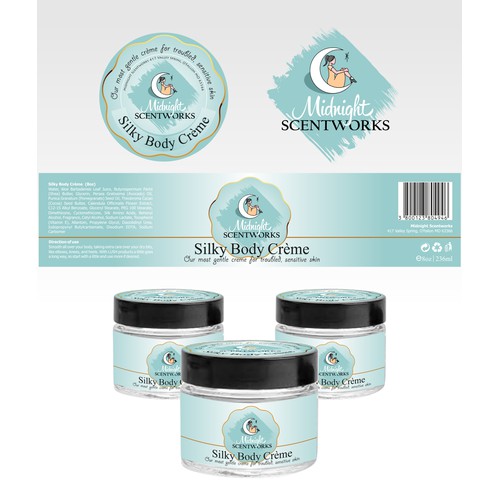 Midright Cosmetic Product Label