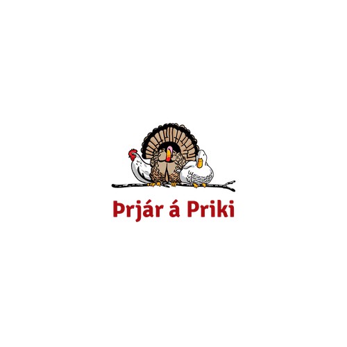 logo for bird meat store and catering service