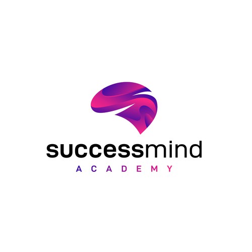 Modern brain logo concept